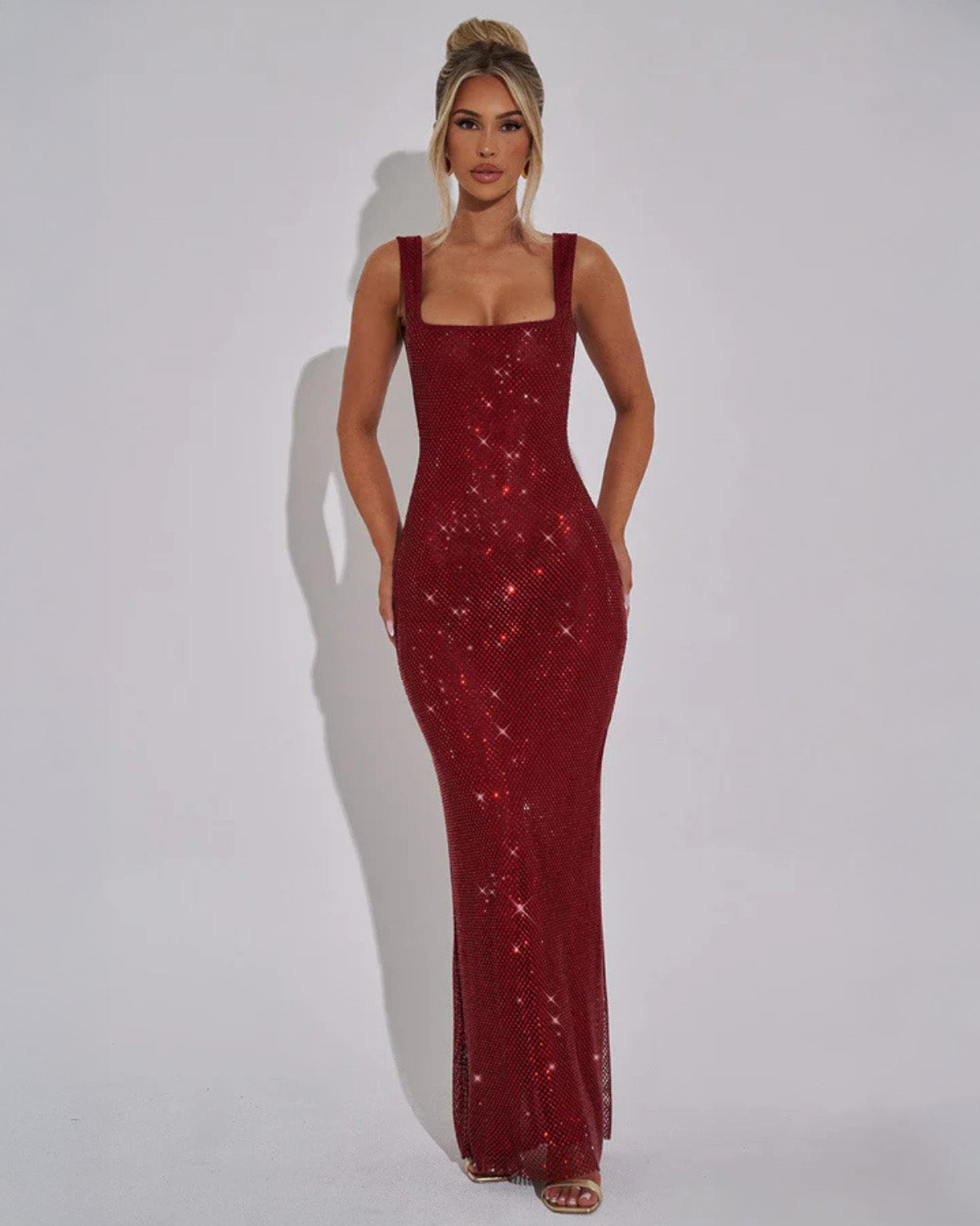 Robe de Soirée Formelle Céleste Embellie