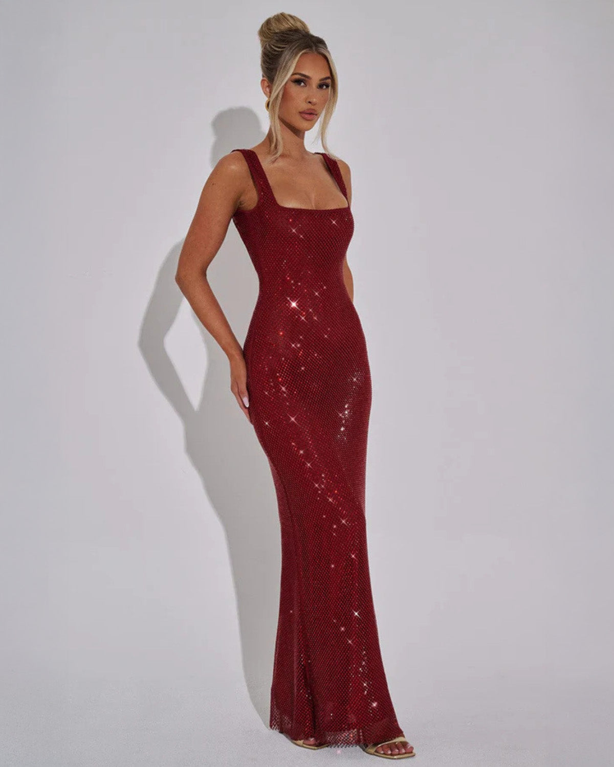Robe de Soirée Formelle Céleste Embellie