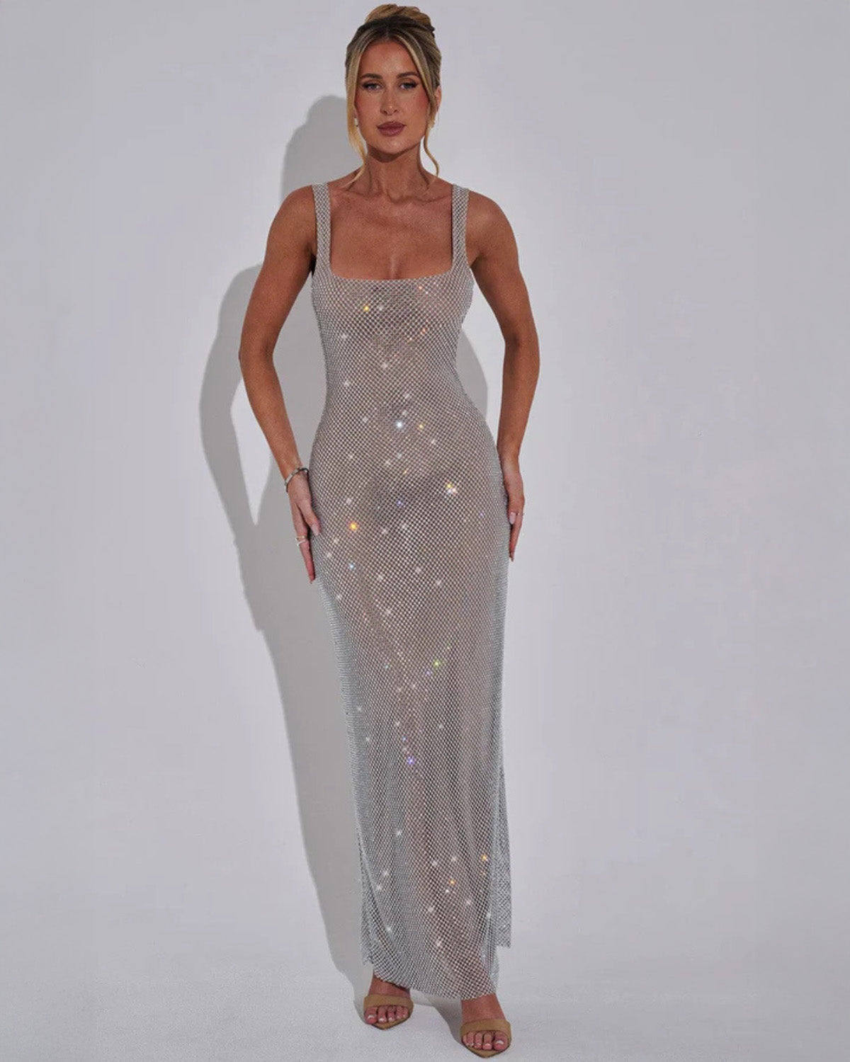 Robe de Soirée Formelle Céleste Embellie