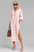 MOREAU LYON | CHIC ROBE MIDI ÉLÉGANTE POUR FEMMES