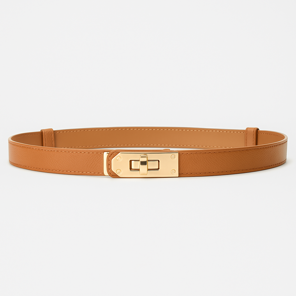 Ceinture Taille Or à Fermeture Twist