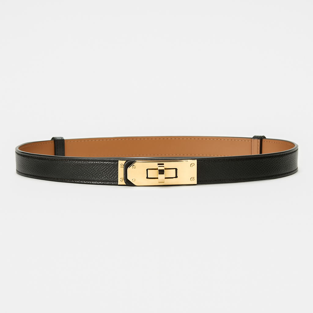 Ceinture Taille Or à Fermeture Twist