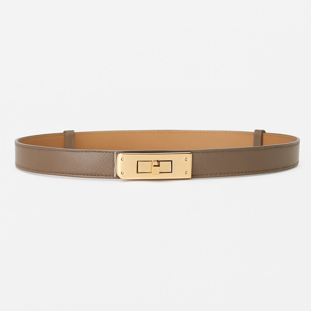 Ceinture Taille Or à Fermeture Twist