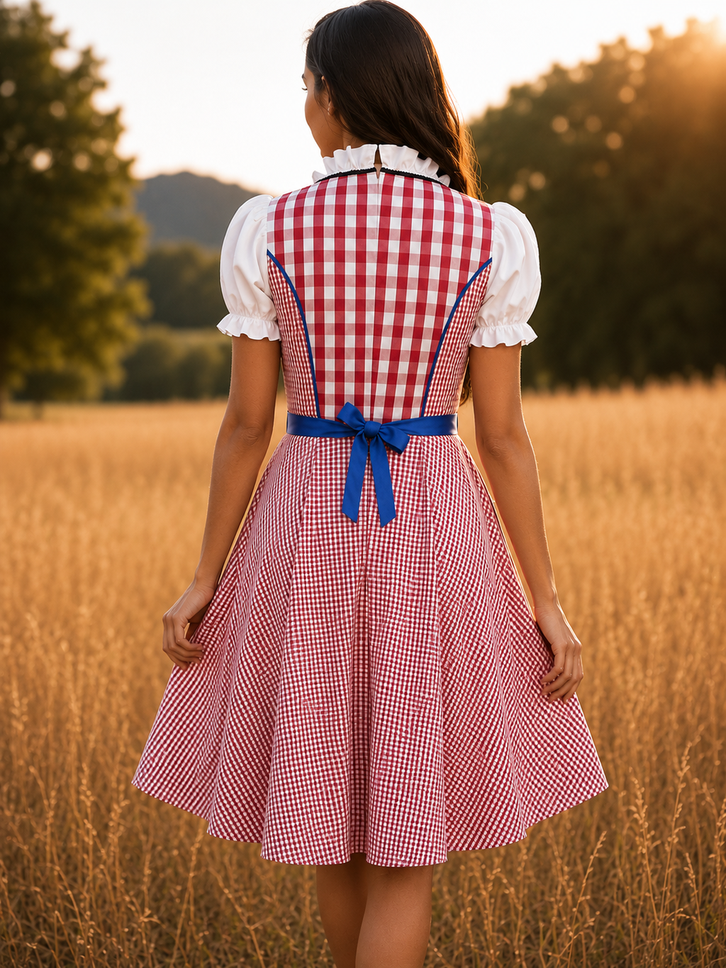 EB | Dirndl Oktoberfest à carreaux