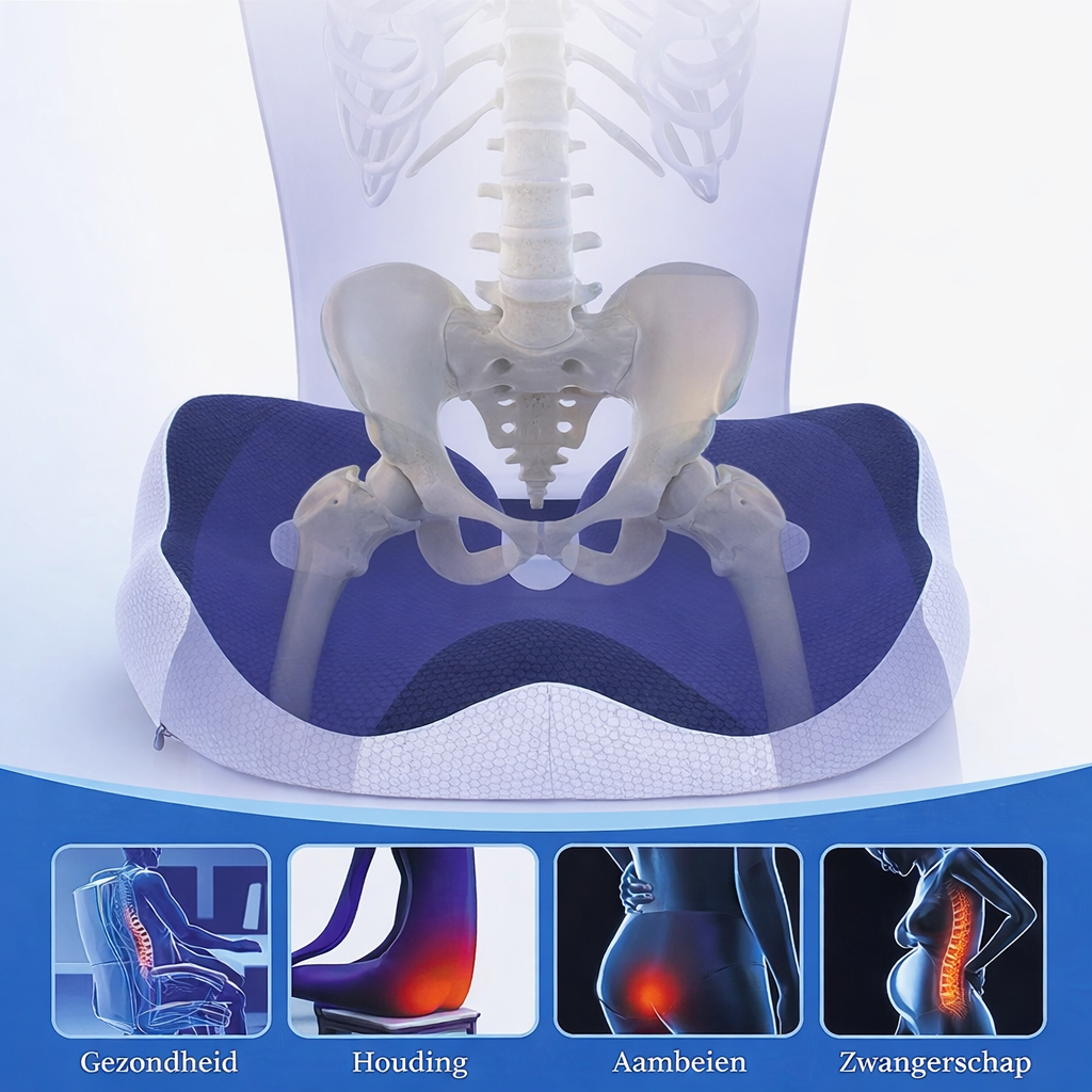 FlexiSeat | Coussin de Siège Ergonomique Réglable