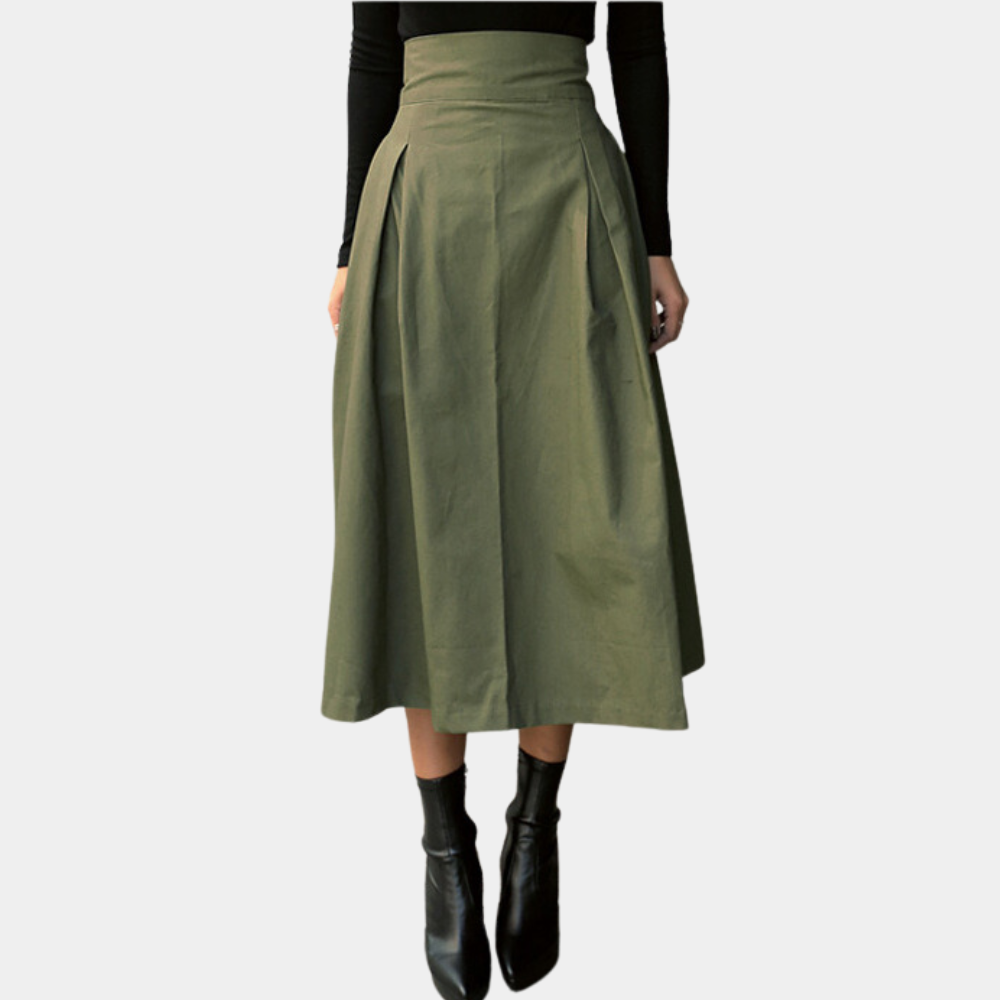 Jupe chic taille haute pour femmes - Gabriella