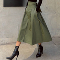 Jupe chic taille haute pour femmes - Gabriella