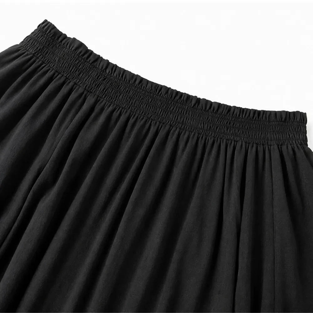Solenza – Ensemble Haut Off-Shoulder Boho et Pantalons Lantern pour Femmes