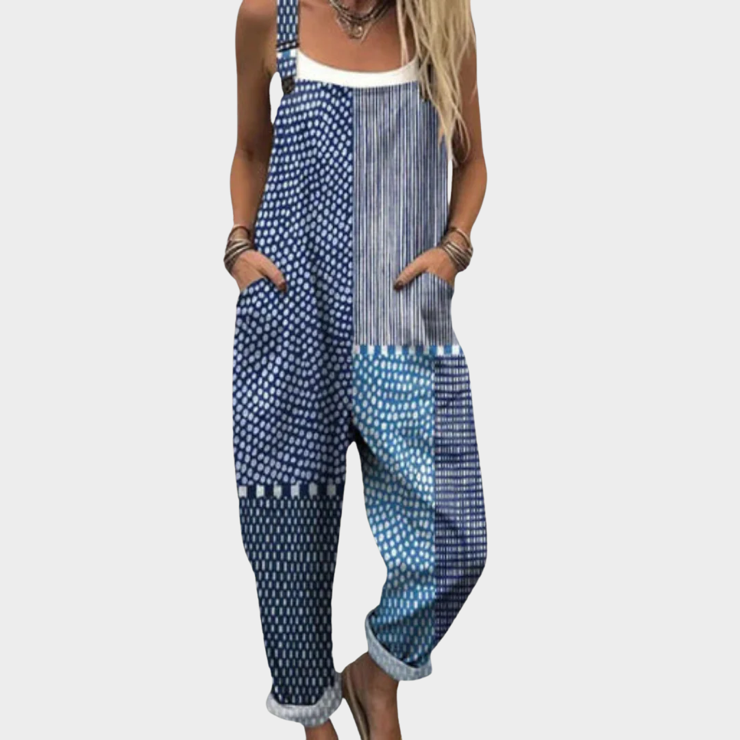 MOREAU LYON | SALOPETTE MOTIFS PATCHWORK POUR FEMMES