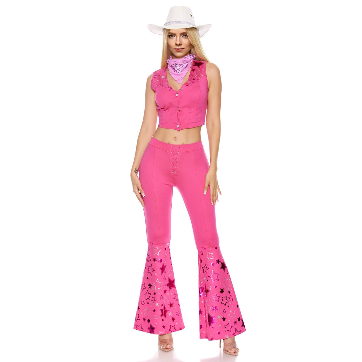 Costume d'Halloween Cowboy Cowgirl pour Couple | Tenues Assorties