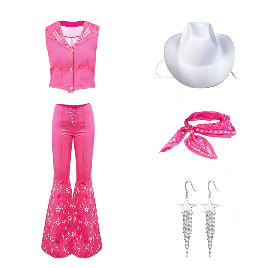 Costume d'Halloween Cowboy Cowgirl pour Couple | Tenues Assorties