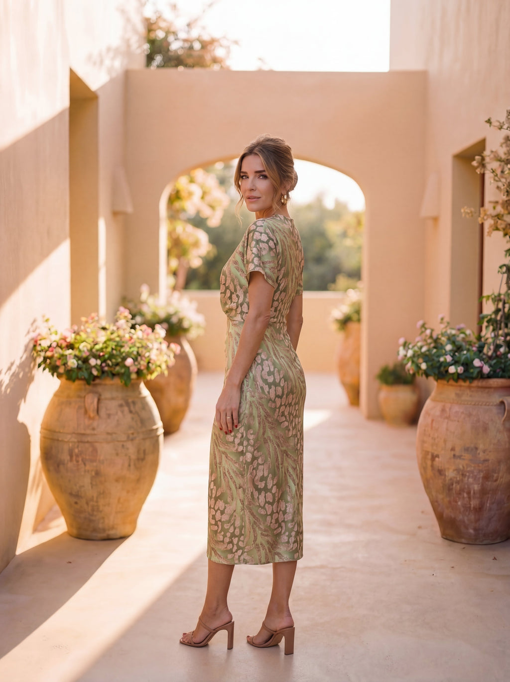 MOREAU LYON | ROBE MIDI ÉLÉGANTE POUR FEMME