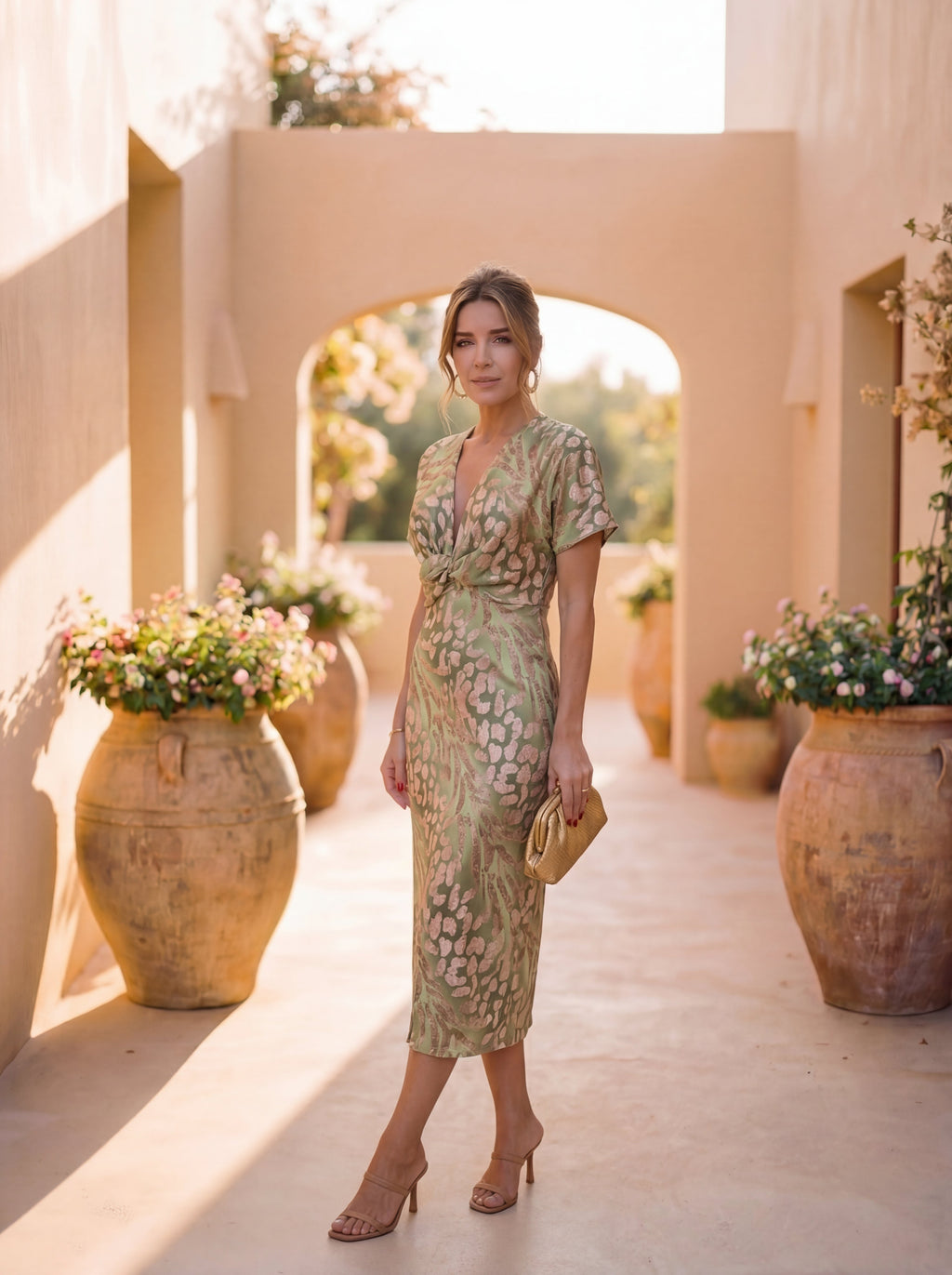 MOREAU LYON | ROBE MIDI ÉLÉGANTE POUR FEMME