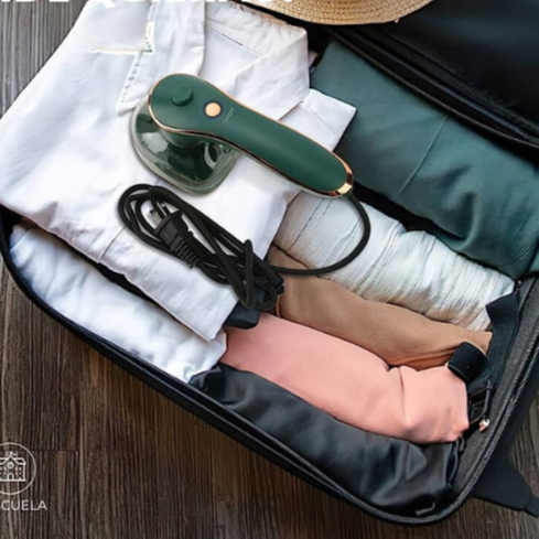 LuxeSteam Mini Fer à repasser à vapeur | Fer portable idéal pour les voyages et l'élimination rapide des plis