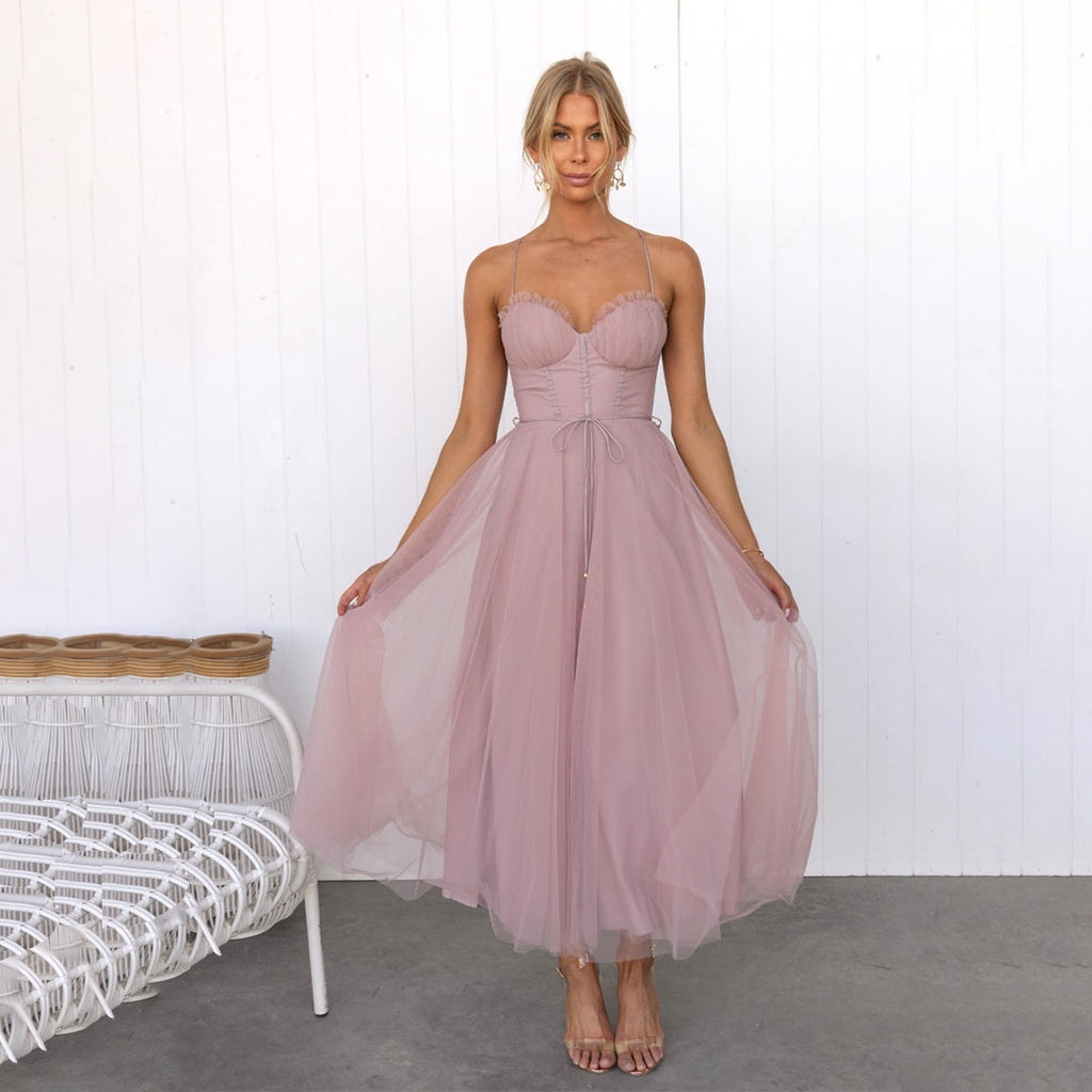 Robe Midi Élégante de Soirée pour Femme - Alexa