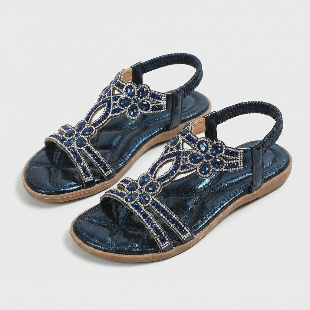 Sandales Femmes | Détails scintillants & maintien confortable de la bride