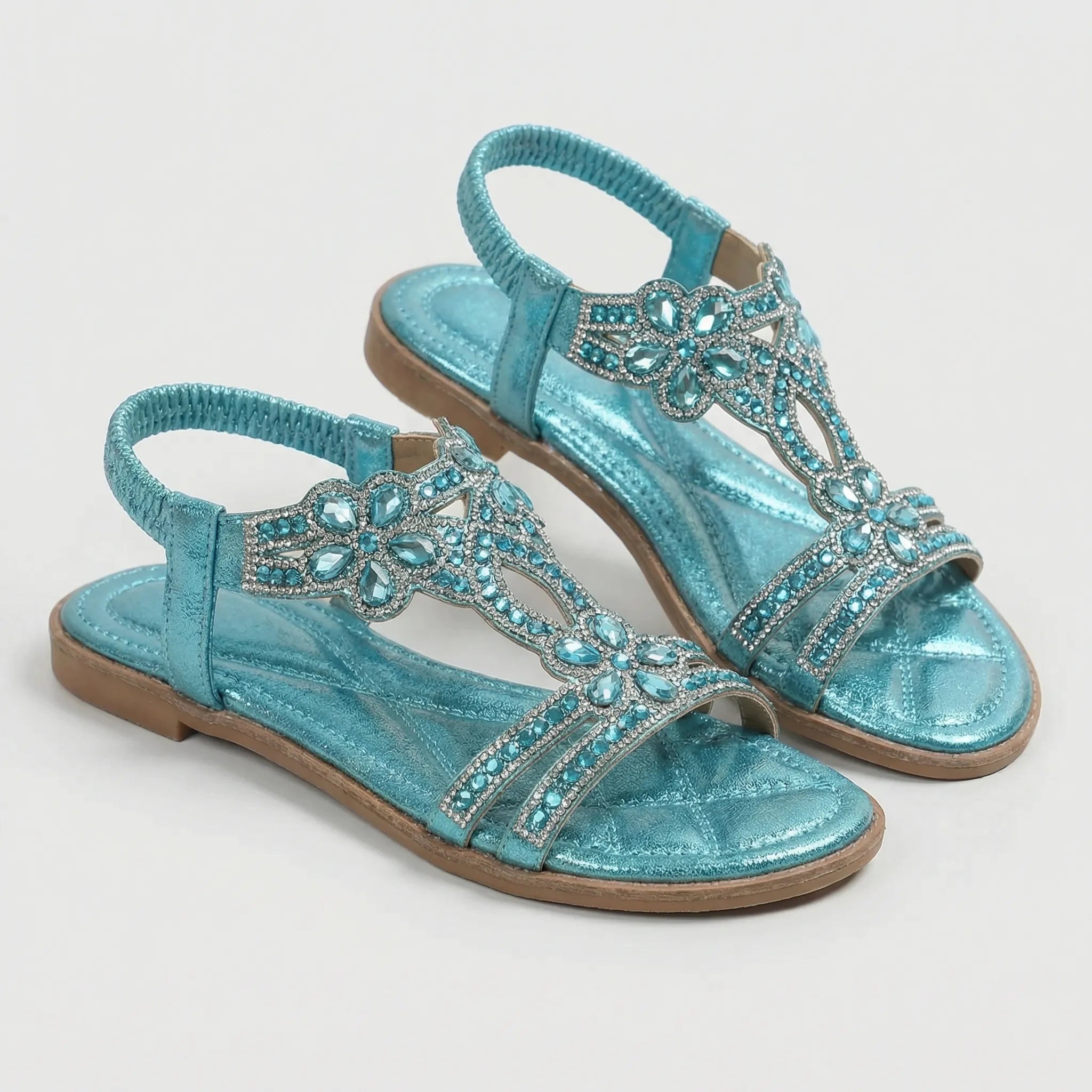 Sandales Femmes | Détails scintillants & maintien confortable de la bride
