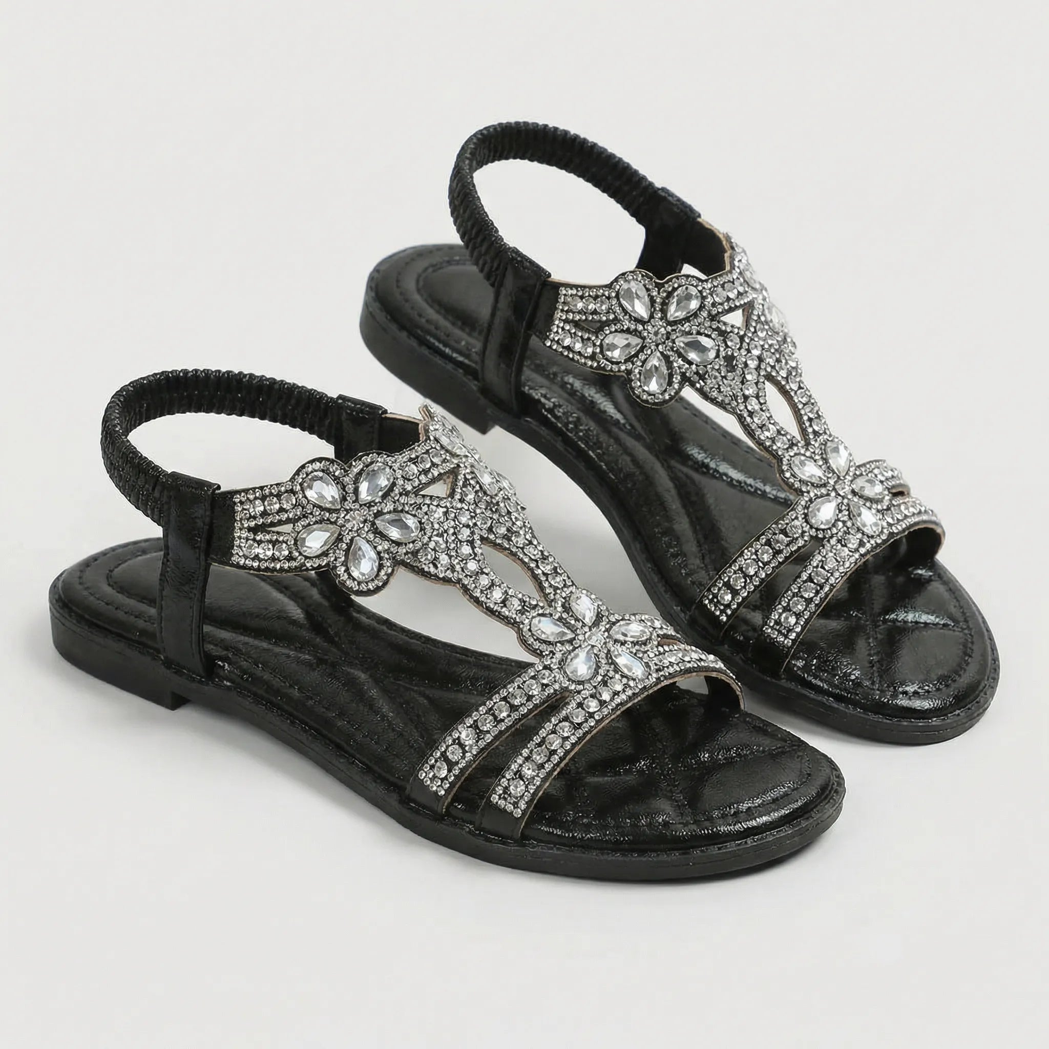 Sandales Femmes | Détails scintillants & maintien confortable de la bride