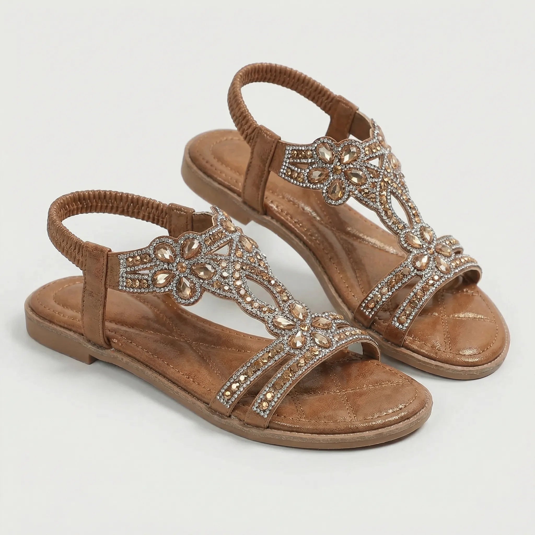 Sandales Femmes | Détails scintillants & maintien confortable de la bride