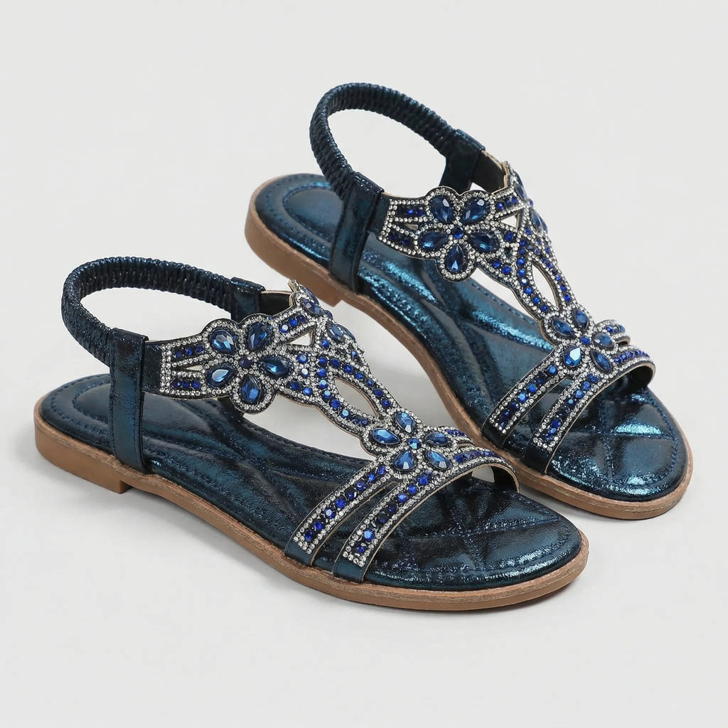 Sandales Femmes | Détails scintillants & maintien confortable de la bride