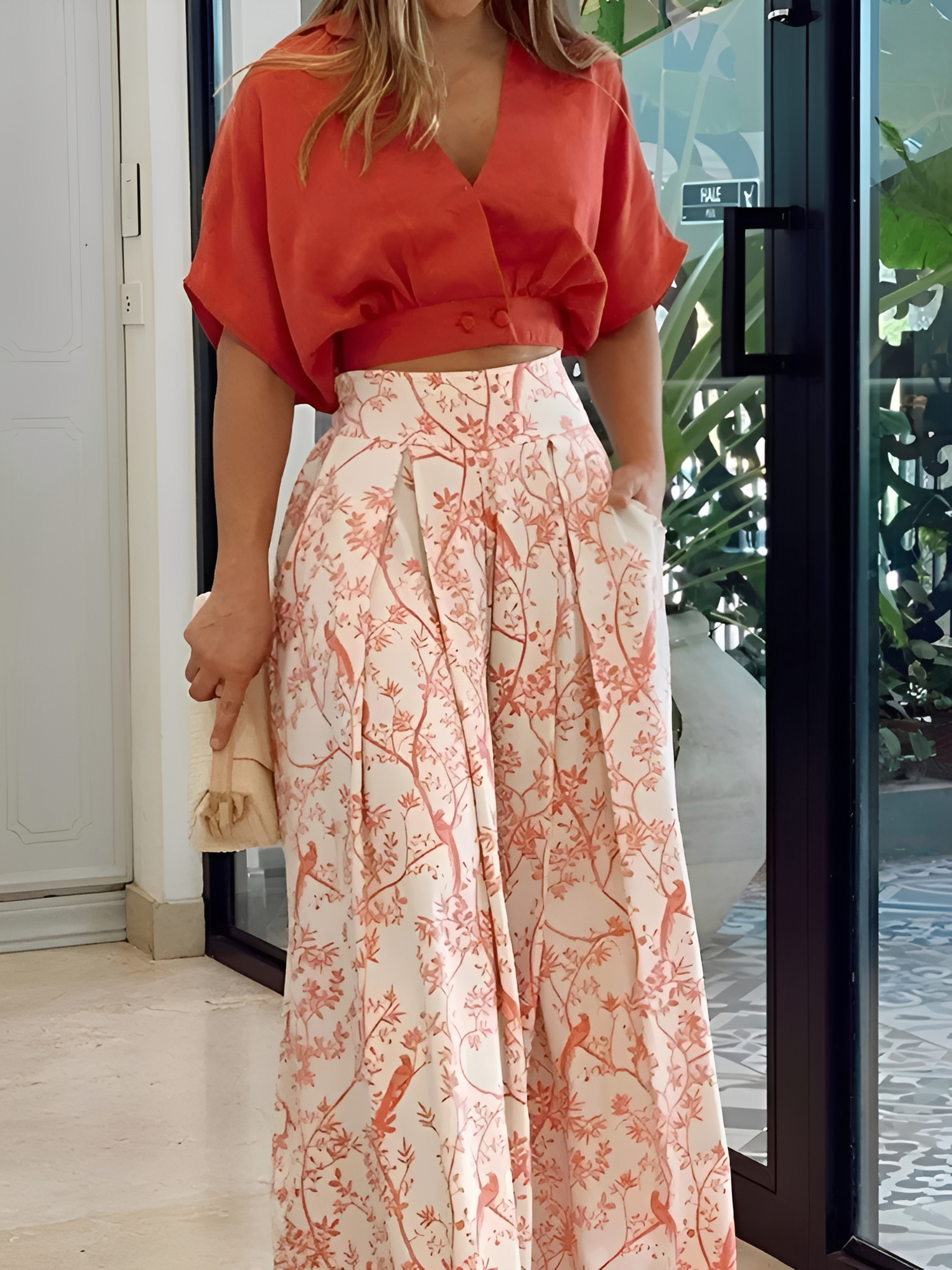 Ensemble Femme | Design Imprimé & Confort Taille Marquée