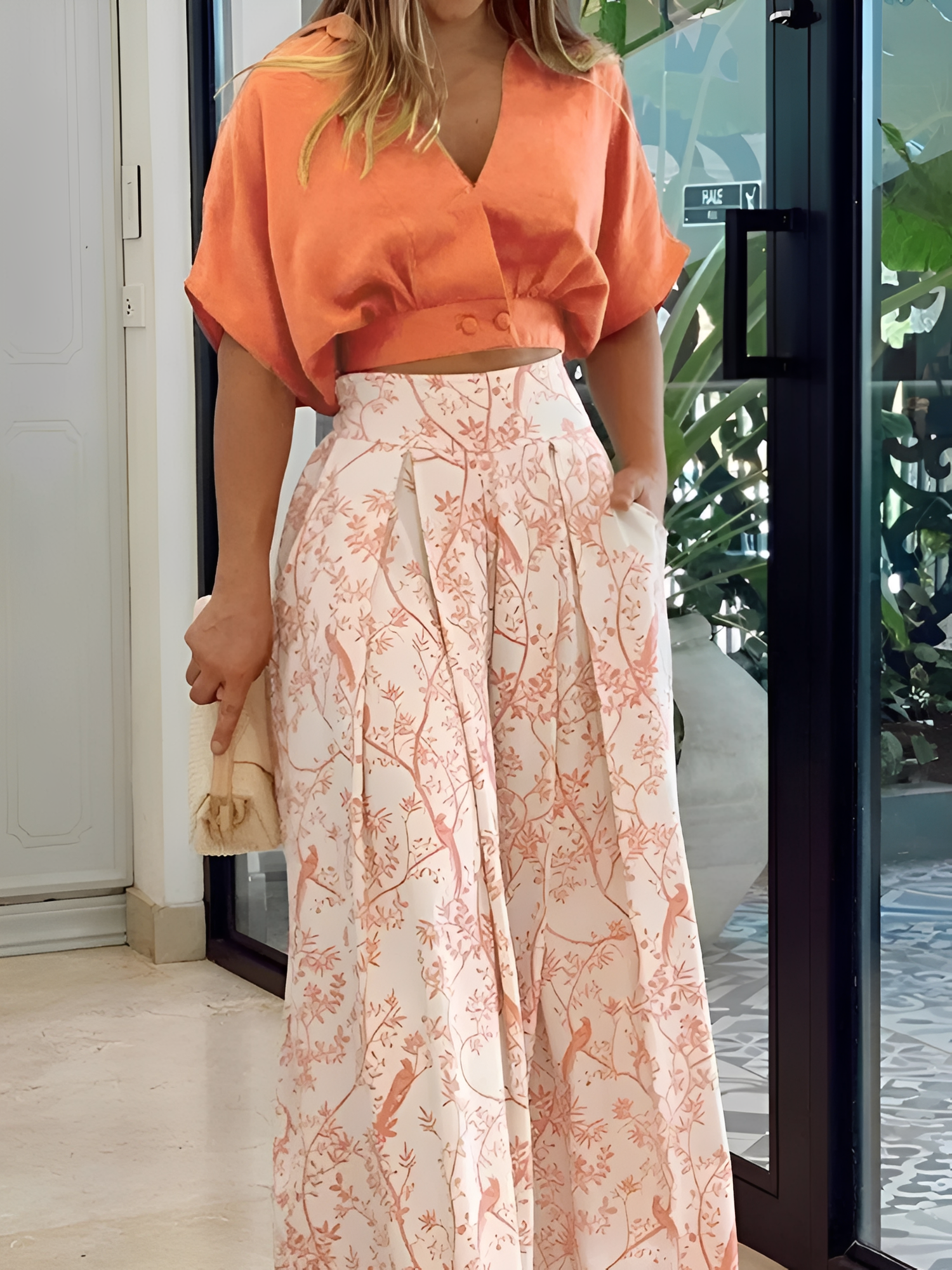 Ensemble Femme | Design Imprimé & Confort Taille Marquée
