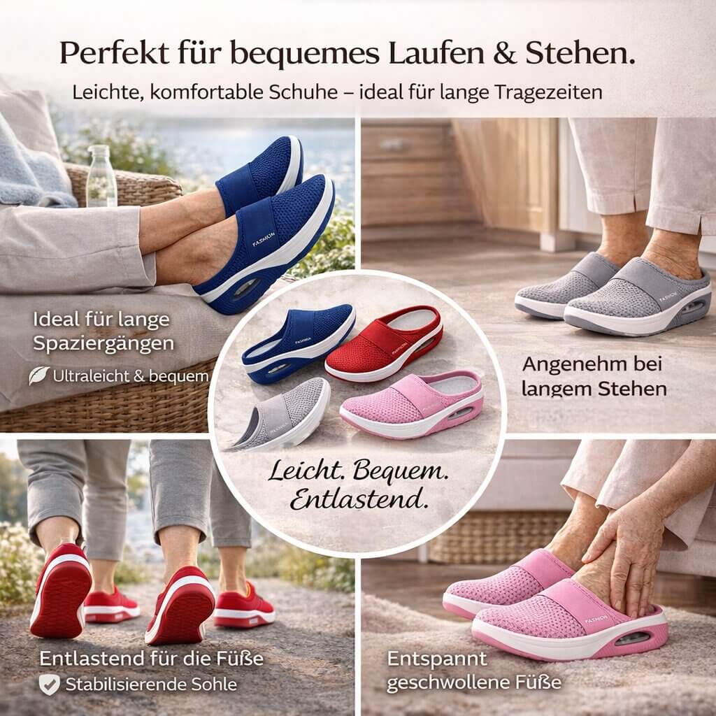 Mules pour femmes | Coupe large & Semelle amortissante