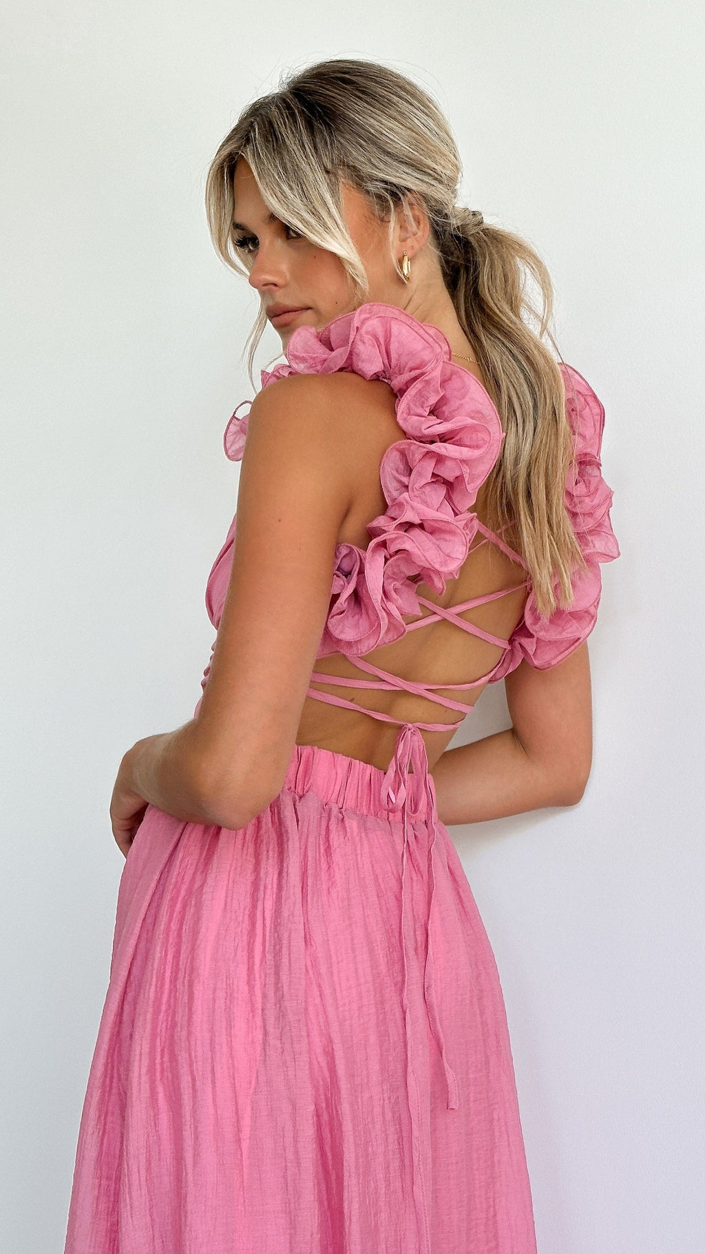 Robe Midi à Décolleté en V pour Femmes - Zara