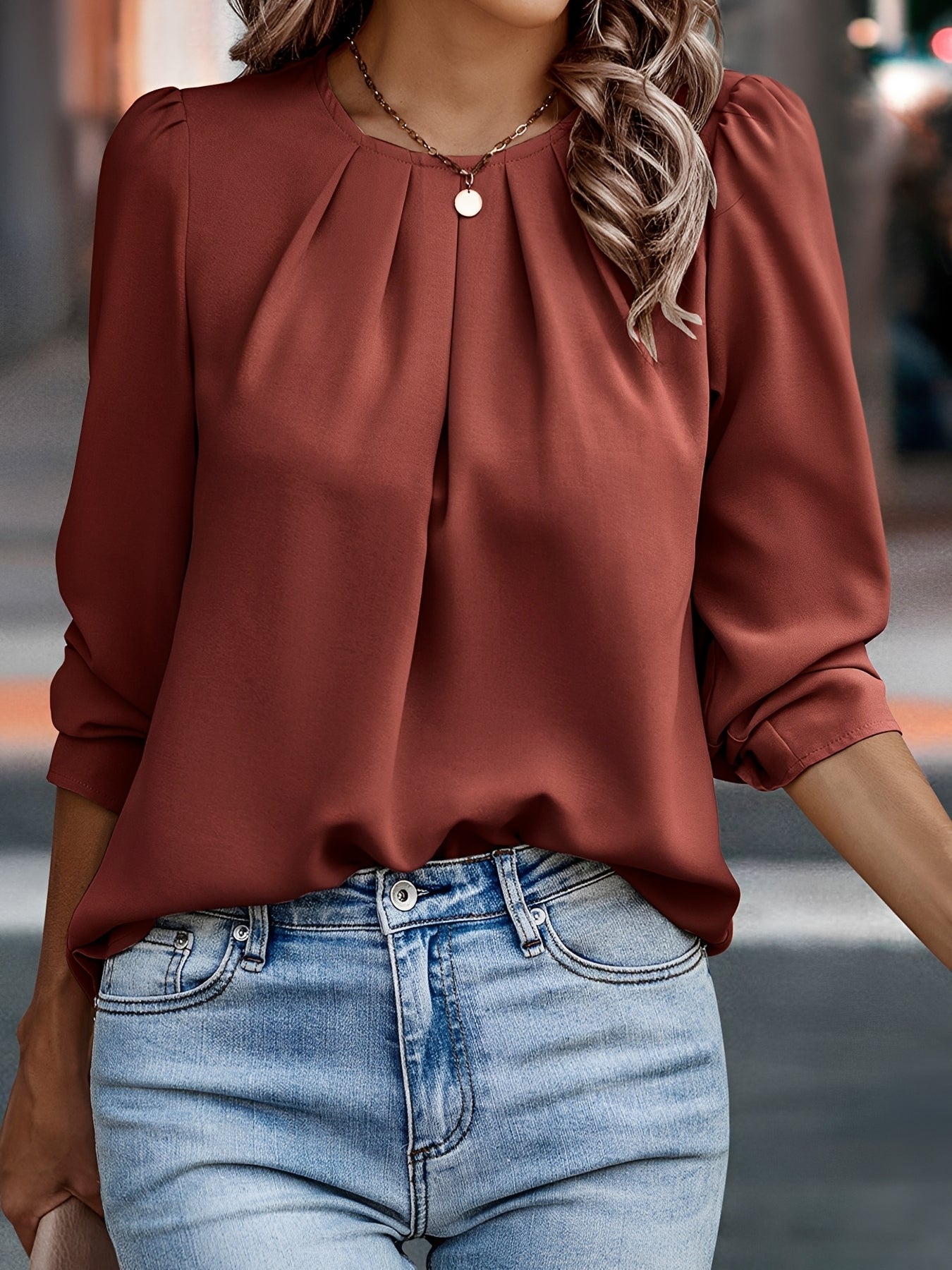 Blouse Femme | Manches Amples & Tombé Élégant