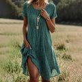 MOREAU LYON | ROBE MIDI D'ÉTÉ POUR FEMMES