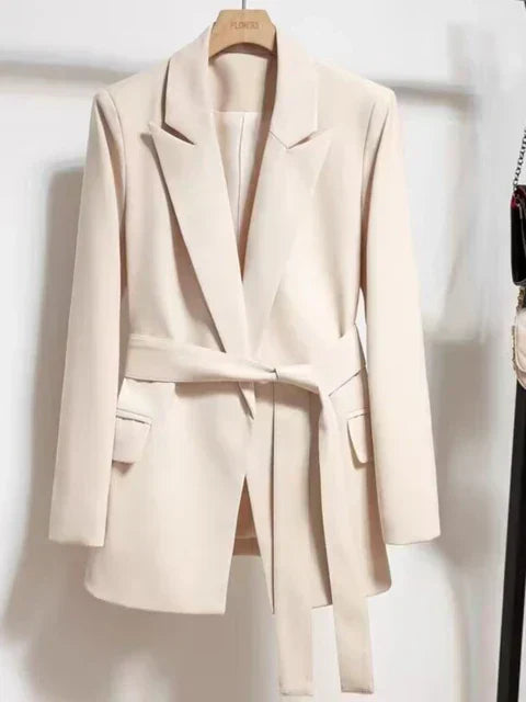 Blazer avec ceinture à la taille et poches - Emilia