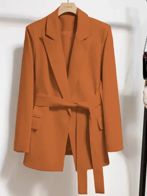 Blazer avec ceinture à la taille et poches - Emilia
