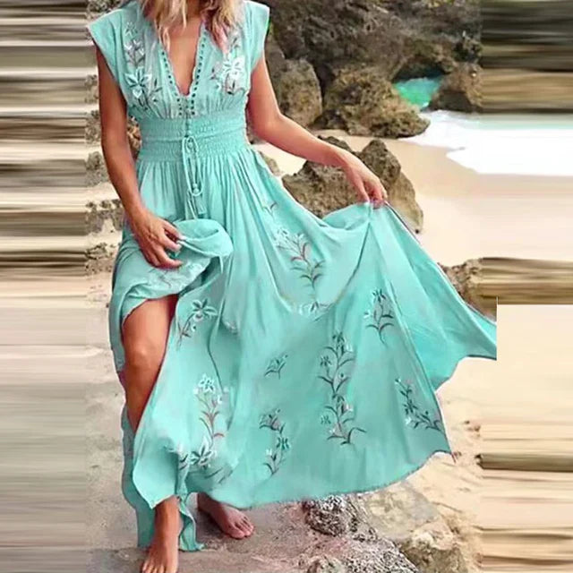Robe Maxi Bohème d'Été pour Femmes - Odessa
