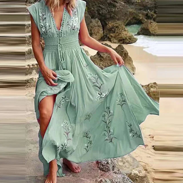 Robe Maxi Bohème d'Été pour Femmes - Odessa