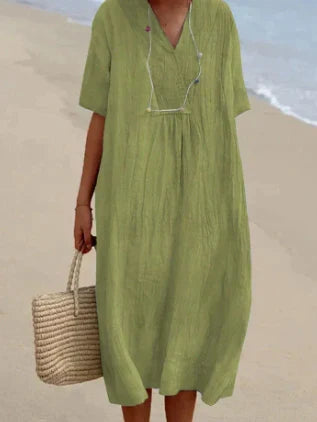 Robe Midi d'Été Décontractée pour Femmes - Amanda