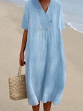 Robe Midi d'Été Décontractée pour Femmes - Amanda