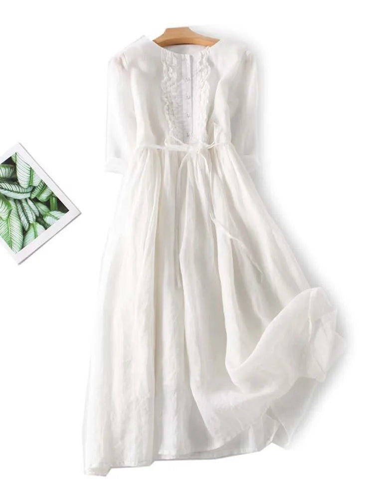 Robe d'Été Midi Décontractée pour Femmes - Jeecey