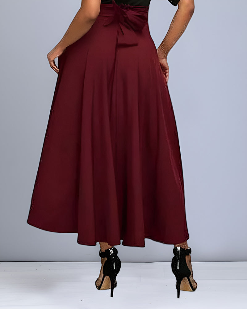 Jupe Longue Élegante Taille Haute pour Femmes – Saphira