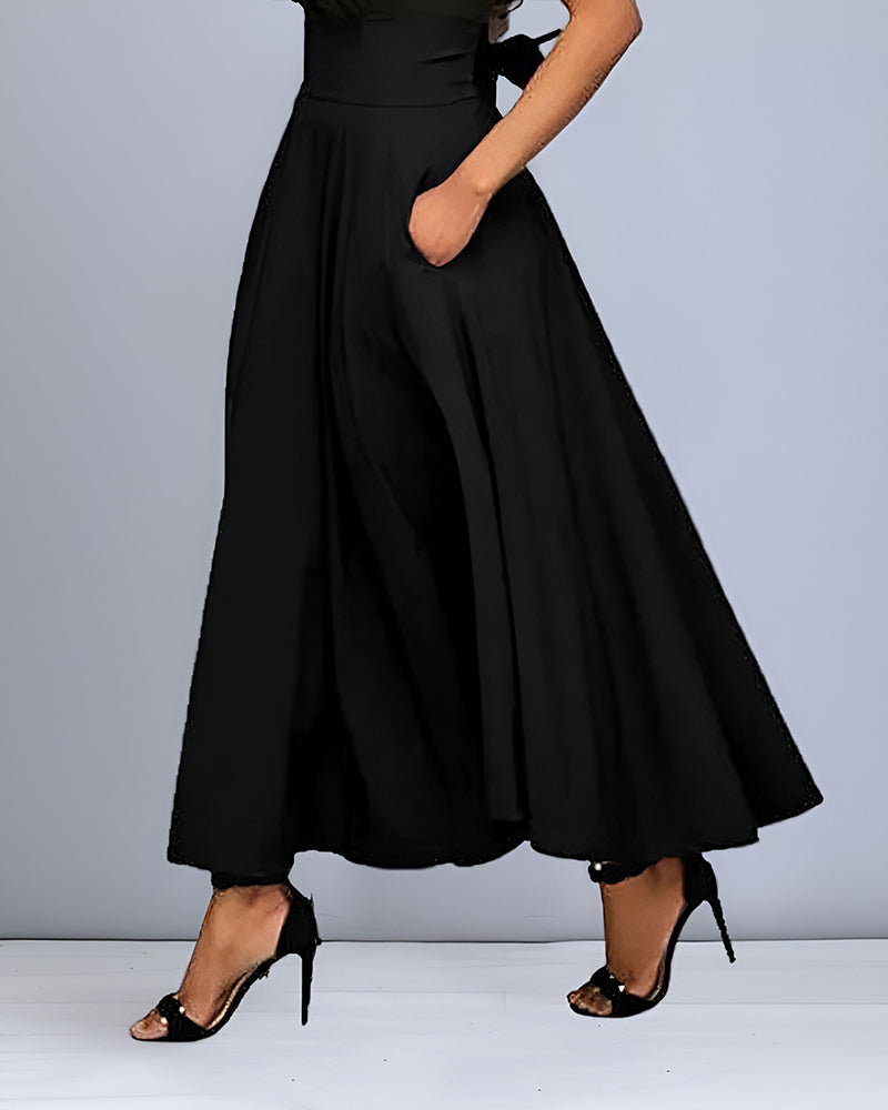 Jupe Longue Élegante Taille Haute pour Femmes – Saphira