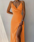 Robe Maxi d'Été Flowy en Tissus Luxueux pour Femmes - Eileen