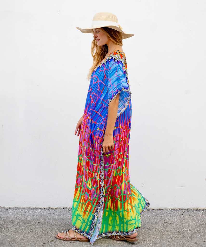 Robe Maxi d'Été Style Hawaïen pour Femmes - Salve