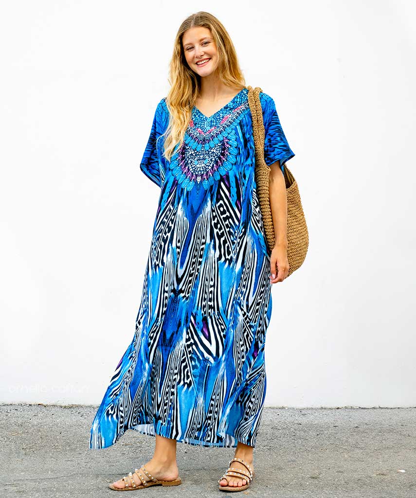 Robe Maxi d'Été Style Hawaïen pour Femmes - Salve