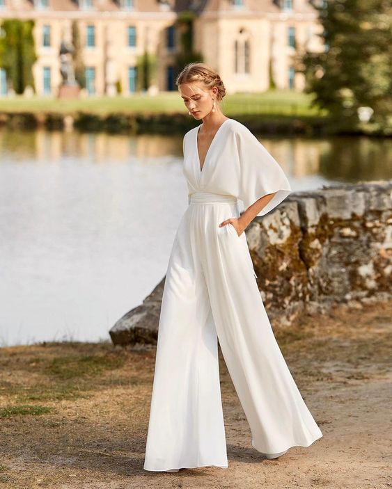 Salopette Femme à Jambes Amples - Suzette