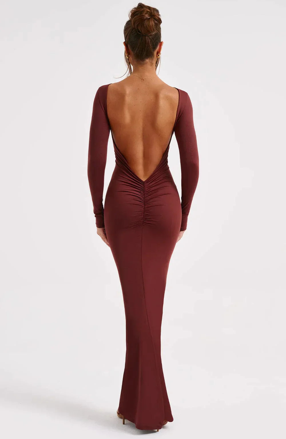 Robe Maxi Gala Femme avec dos ouvert - Jara