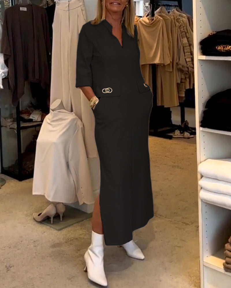 Robe Maxi d'Été pour Femmes avec Poches - Els