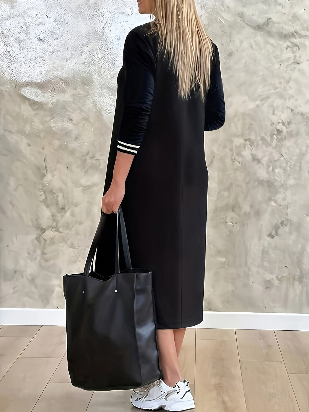 Robe midi d'été pour femmes avec décolleté en V - Divine