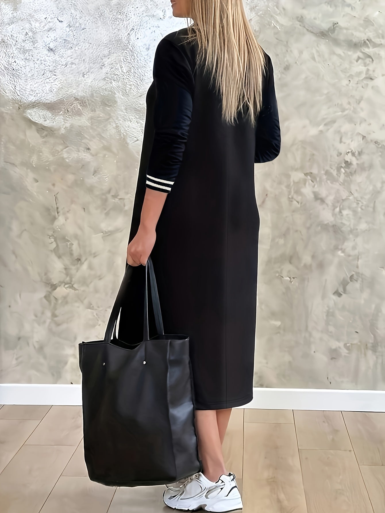 Robe midi d'été pour femmes avec décolleté en V - Divine