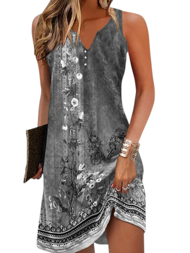 Robe d'Été Sans Manches pour Femmes - Cindy