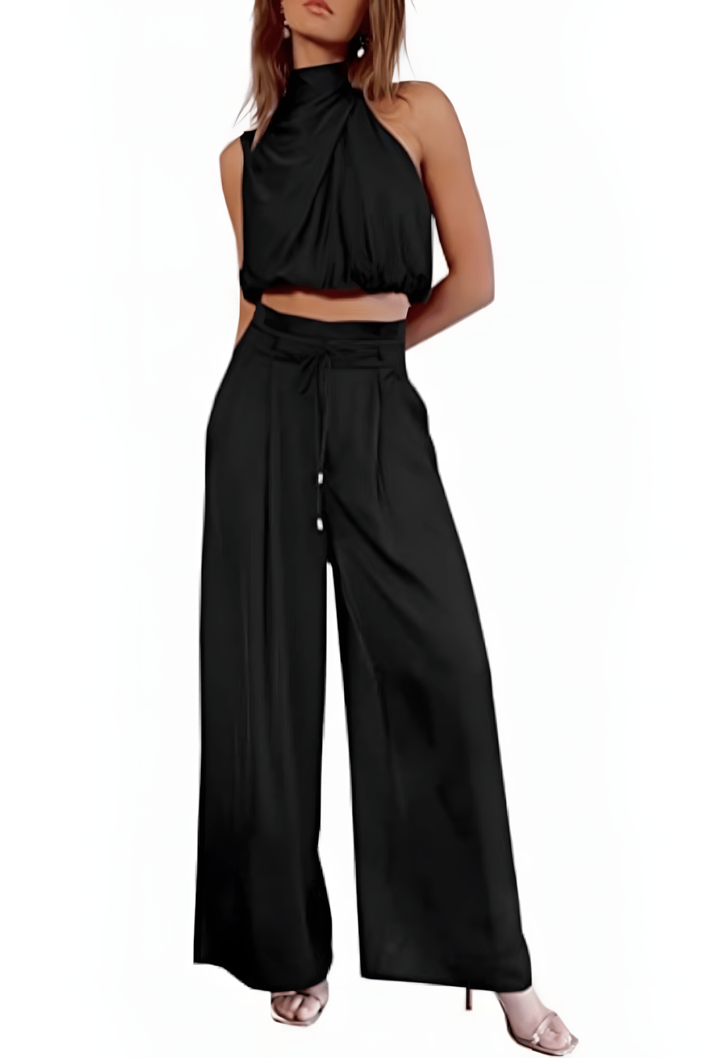 Ensemble Top Sans Manches et Pantalon Femme - Aurora