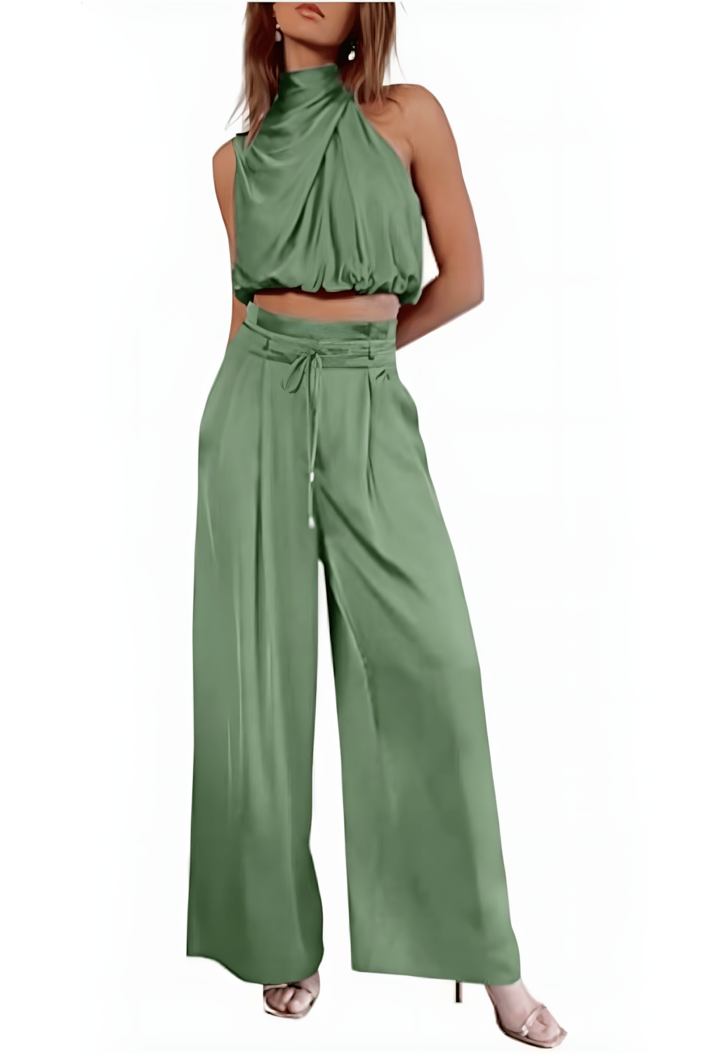 Ensemble Top Sans Manches et Pantalon Femme - Aurora